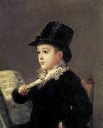 Portrait of Mariano Goya, the Artist-s Grandson